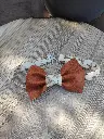 Noeud papillon cognac