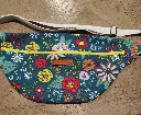 Sac banane grandes fleurs