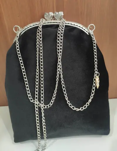 Sac velours noir