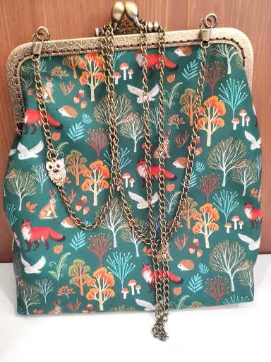 Sac vert animaux de la forêt